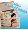 FFP2 Maske, EN149 zertifiziert, S-X, Ohrschleife